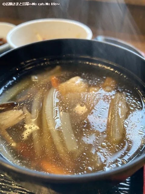 豚汁のドアップ